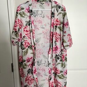 Show Me Your MuMu Pink and Green Floral Wrap